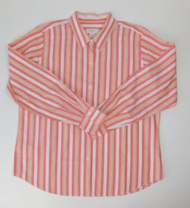 Liz Claiborne Lizsport Womens Long Sleeve Non Iron Button Blouse Size 14 - Picture 1 of 12