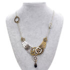  Wing Necklace J for Women Vintage Wheel Necklaces Steampunk