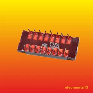 TIL306 TEXAS INSTRUMENTS PANTALLA LED NUMÉRICA DE 7 SEGMENTOS CON LÓGICA - Imagen 1 de 5
