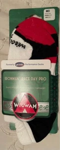 Wigwam Ironman Wisconsin Triathlon Race Day Pro Low Cut Running Sock MED - Picture 1 of 4