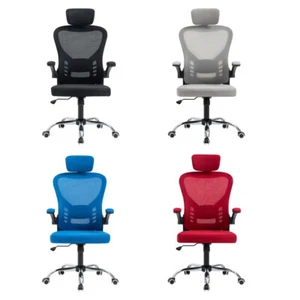 Home High Back Mesh Office Chair Ergonomic Desk Chair with Head Lumbar Support - Picture 1 of 154