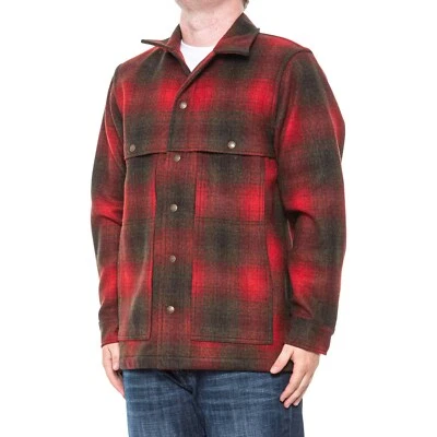 FILSON Mackinaw Wool Cape Coat - Made in USA - Image 1 of 2