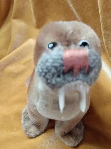 Vintage STEIFF Walrus "Paddy" 4.5 inch Mini - Picture 1 of 4