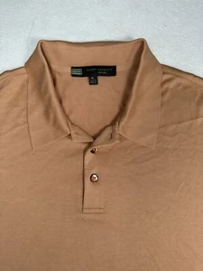 Robert Barakett Men's Polo Shirt Terracota Solid Short Sleeve Size XL - Picture 1 of 7