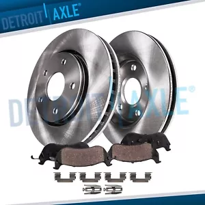 Front Brake Rotors + Brake Pads for 1999 - 2002 2003 2004 Ford Mustang Base GT - Picture 1 of 7