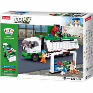 Sluban 0780 - Garbage Truck incl. Cards - New - Picture 1 of 1