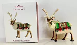 Hallmark Keepsake Ornament 2019 Father Christmas's Reindeer Limited Edition EUC - Picture 1 of 13
