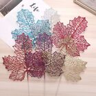 Glitter Leaves Christmas Decorations Artificial Flower Christmas Tree Decor