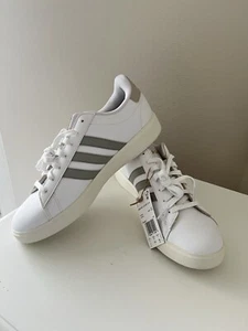 Adidas | Men’s 11 | Grand Court 2.0 White Silver Pebble Wonder Sneakers NWOB - Picture 1 of 9