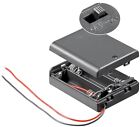 3x AA(Mignon) Batteriehalter -lose Kabelenden,wasserabweisend, schaltbar (5 St.)