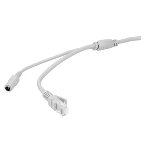 Portable Ethernet Cable 2-In-1 Power Supply Networks Cord For IP Camera NVR NEW - Afbeelding 1 van 21
