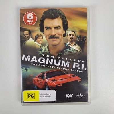 Magnum PI - Season 2 - Tom Selleck Classic TV Detectice Series - FREE POST - image 1 of 4