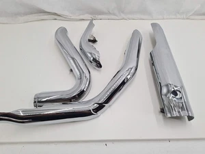 Harley-Davidson Touring Universal M8 Hitzeschilde/ Krümmerverkleidung Chrom Euro - Bild 1 von 9