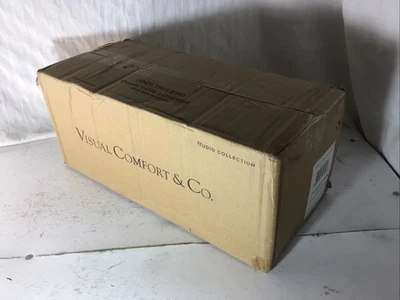 VISUAL COMFORT Salem One Arm Sconce SATIN BLACK 4198101-112 NEW IN BOX! - Image 1 of 4
