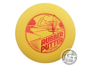 NEW Lightning Standard Rubber Putter 174g Yellow Red Foil Putter Golf Disc - Picture 1 of 1