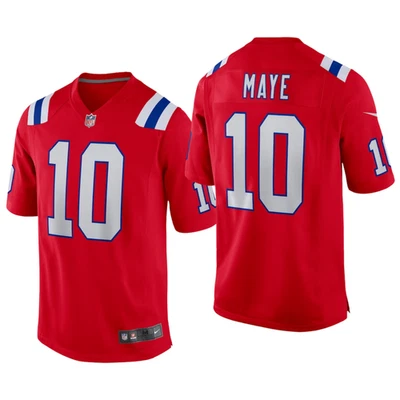 Jersey cosido Drake #10 Maye HOMBRE azul marino/rojo/blanco Foto 1 de 2