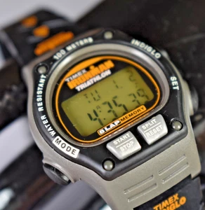 Vintage! Women's Timex Ironman Triathlon Watch 8 Lap NEW BATTERY! - Picture 1 of 10