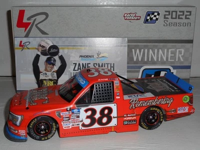 Camión de carreras Zane Smith #38 Michael Roberts Phoenix Win 2022 Ford F150 escala 1:24 Foto 1 de 4