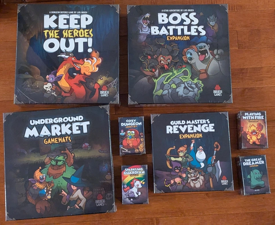 ¡Mantén a los héroes fuera! Kickstarter All-In con Gamemats y Expansión Fire NUEVO Foto 1 de 1