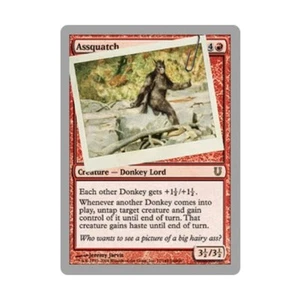 WOTC MtG Unhinged Assquatch (R) (Foil) VG - Picture 1 of 1