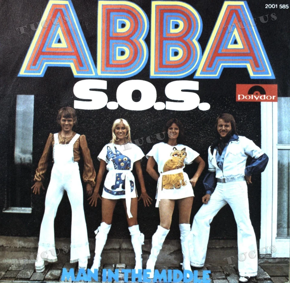 ABBA - SOS / Man In The Middle 7" (VG) .* - Image 1 of 1
