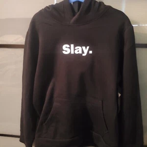 Slay. Slay Custom Made Hoodie Sweatshirt - Child Kids Youth sizes - New - Picture 1 of 3