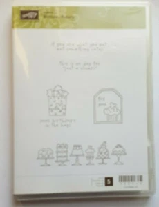 Nuevo Stampin' Up! BITHDAY BAKERY - Sello de montaje transparente de 5 piezas  - Imagen 1 de 3