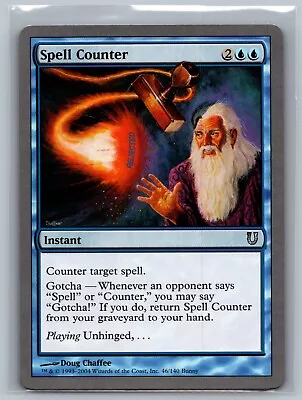 Magic The Gathering Unhinged Spell Counter #46/140 MTG TCG CCG - Image 1 of 2