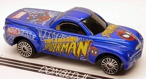 Camión camioneta Chevy Maisto Chevrolet SSR azul Spiderman Marvel escala 1/64 diecast - Imagen 1 de 2