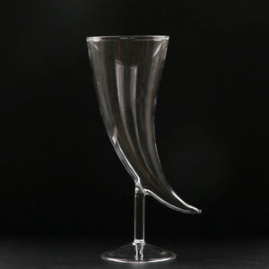 Horns Shape Cocktail Glass Goblet Transparent Drinking Cup For Night Bar Hom _co
