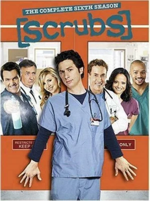 Scrubs : Complete Season 6 DVD TV Shows (2008) Elizabeth Banks Amazing Value - Image 1 of 4