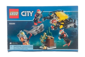 LEGO City Deep Sea Starter Kit (2015) 60091 Instruction Manual ONLY RARE VGC - Picture 1 of 2