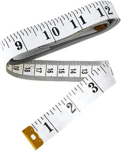 2 Sided Tape Measure Suitable for Measuring Body Sewing Tape Inches & Cms 60 in - Picture 1 of 6