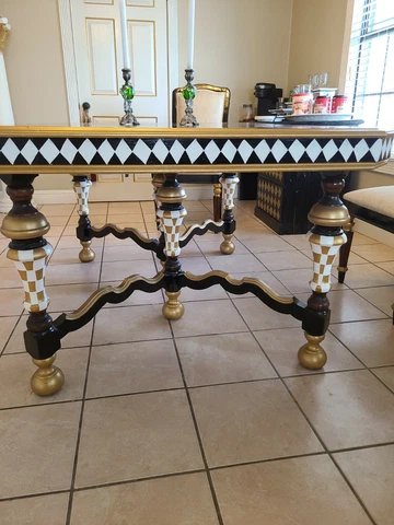 antique dinner table Cover