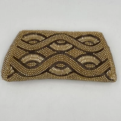 Vintage Emson Handmade Japan Medium Pearl Bead Clutch Purse - Image 1 of 4