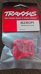 Traxxas 8280R Differential Cover Front or Rear (Red): TRX-4 - Picture 1 of 2