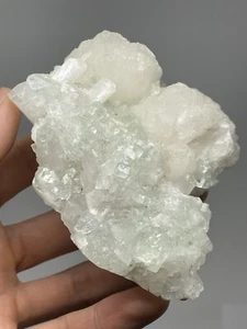 Racimo de zeolita de 7,8 oz apofilita transparente y verde INDIA envío desde EE. UU. A1 - Imagen 1 de 12