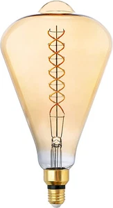 FLSNT LED Oversized Light Bulb Vintage Edison Screw Lamp,E27 Base,7W(40W Equival - Picture 1 of 8