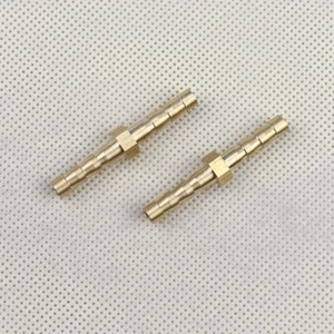 Brass Hose Barb Mender Union Brass Fitting Gas Fuel Water Air 1/8" or (4mm) 2PCS - Picture 1 of 6