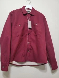 Nomad By Craft+flow Sherpa Shirt Red Men’s Sz Small Button Up - Picture 1 of 9