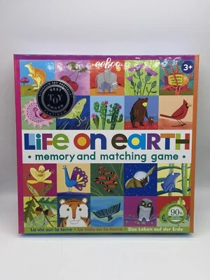 eeBoo: Life on Earth, Memory & Matching Game - Learning Game - Brand New - Image 1 of 4