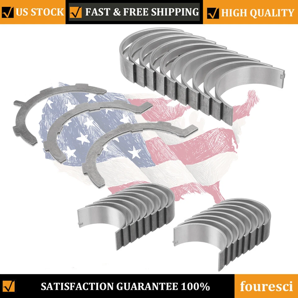 Main and Rod Bearings Set For Ford 4.6L 281/5.4L 330 OD (Standard Size) BB317J - Image 1 of 4