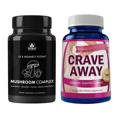 Complejo de hongos salud inmune función cerebral control del apetito píldora de pérdida de peso Foto 1 de 4