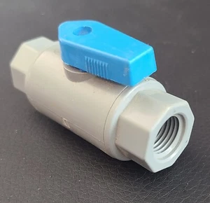 2-Wege gerade 638 PVC Kugelhahn 1/4"FNPT x 1/4"FNPT 22134 - Bild 1 von 3