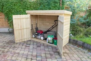 Outdoor Pent Wooden Garden Store Storage Shed -  Tools / Large Garden Equipment - Picture 1 of 10