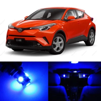 Paquete de 10 luces interiores LED azules para Toyota C-HR CHR 2018-2021 + HERRAMIENTA DE PALANCA Foto 1 de 4