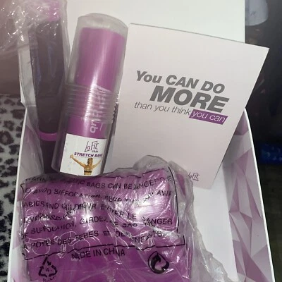 New In Box Fitball exercise ball And Pump Also Stretch Band All New In Box - Image 1 of 4