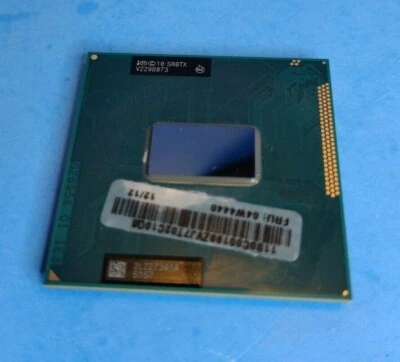 Intel Core i3-3120M 2.5GHz 3MB Socket G2 CPU Processor SR0TX Lenovo FRU 04W4440 - Image 1 of 2