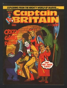 CAPTAIN BRITAIN #2 - 1985, Marvel, en muy buen estado, revista B&W - Imagen 1 de 1