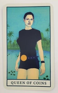 Angelina Jolie in Lara Croft Tomb Raider Movie Queen of Coins Tarot Trading Card - Picture 1 of 1